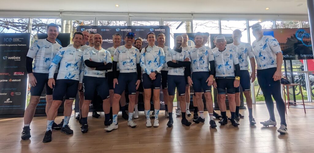 Members stand together in the new ICE kit